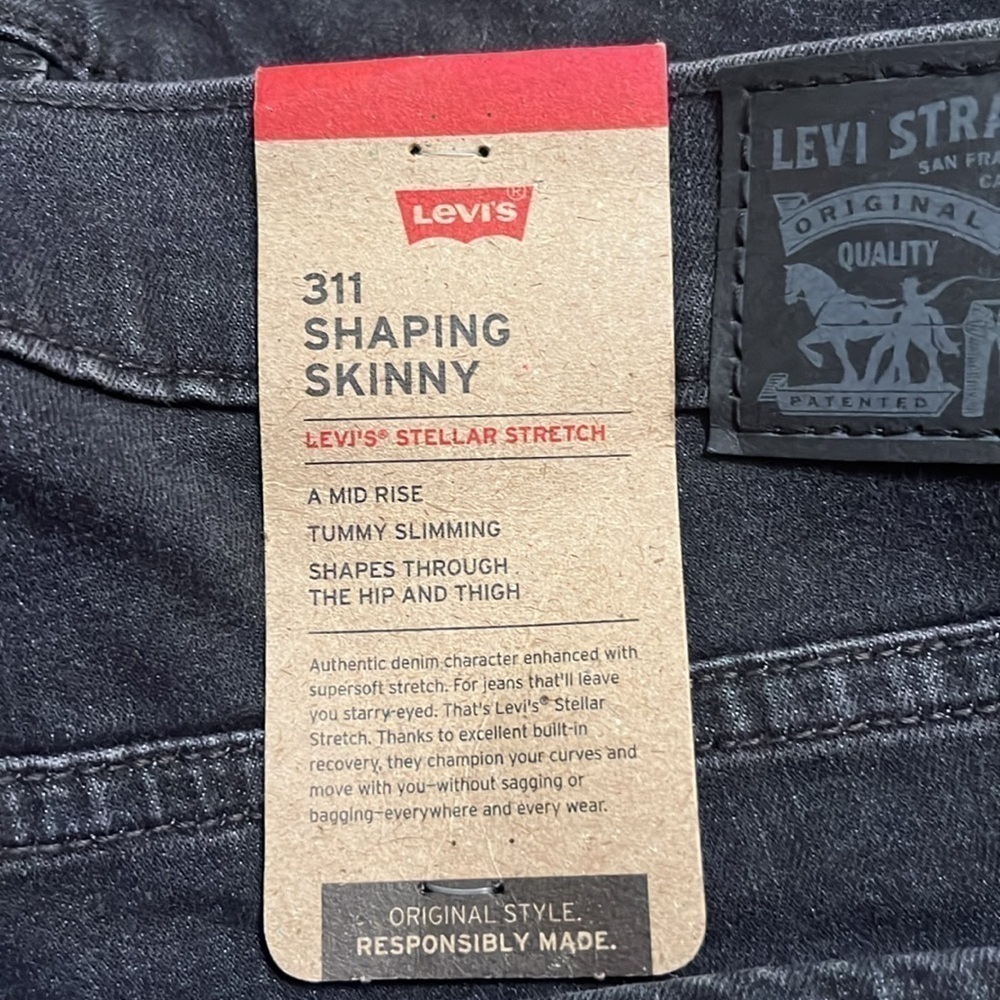 NWT Levi's Women's 311 Shaping Skinny Jeans 14 short - Picture 7 of 7